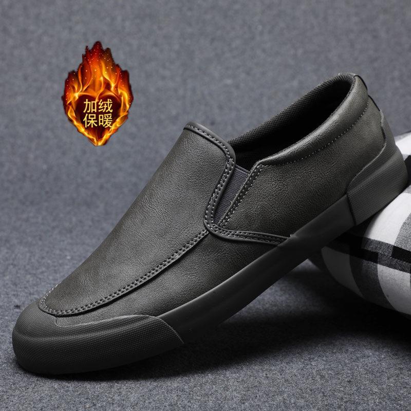 Весенние мужские туфли, туфли-лоферы One Foot, повседневная обувь, британские деловые кожаные туфли, универсальные модные туфли для вождения на мягкой подошве