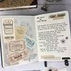 50 шт. Винтажные наклейки-билеты (Версия 2) - Высокоэстетичные материалы для коллажей в дневник и DIY-декора фона Магазин AnimeWorlds