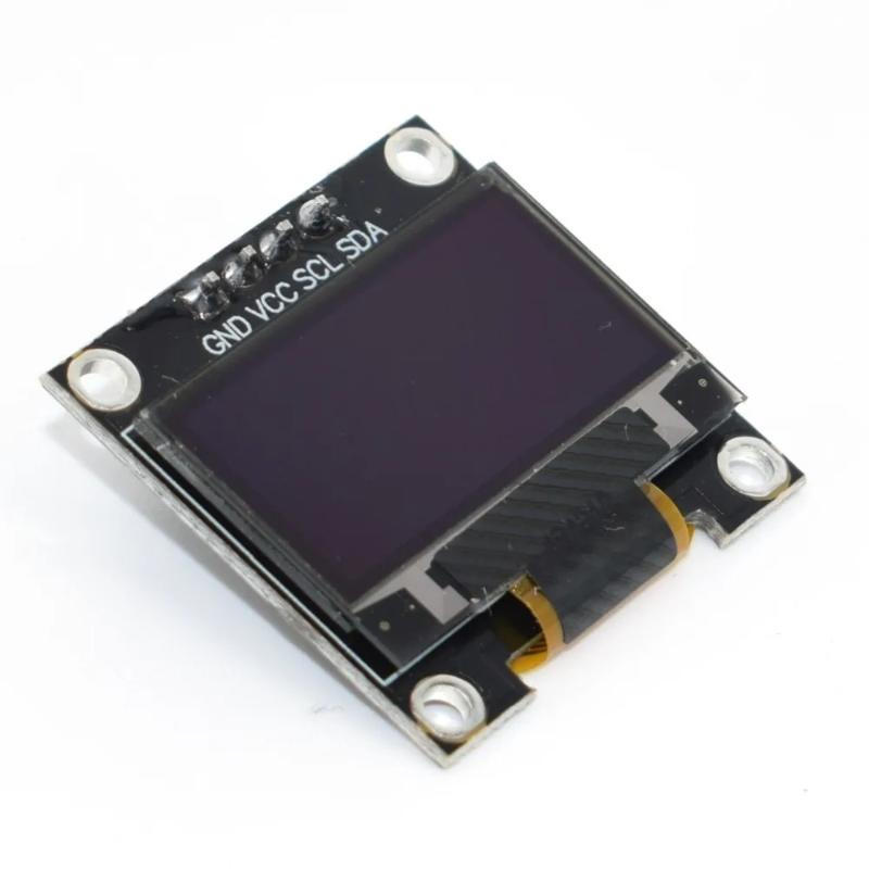 0,96-дюймовый OLED-дисплейный модуль 128x64 IIC 4pin, экран с высоким контрастом для микроконтроллеров, электронных тестов, DIY-проектов