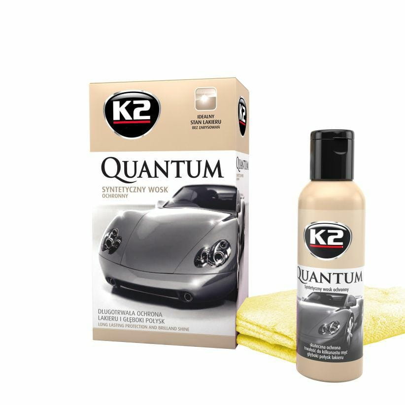 K2 Quantum Protective Wax 140g + Polishing Microfiber 40x40cm