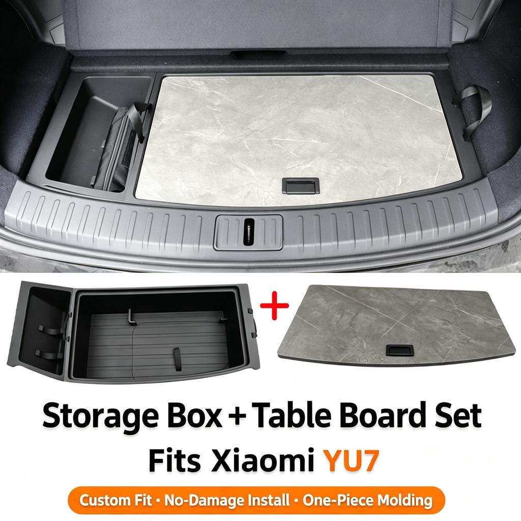 Для Xiaomi YU7 Специальный ящик для хранения в багажнике Утопленный ящик для хранения Новые скрытые items для модификации