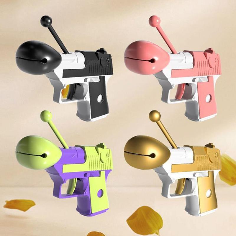 3D Креативная игрушка-пистолет для снятия стресса Уникальная деревянная рыбка Похвала Заслуга +1 Аксессуар Игрушка для снятия стресса Заслуга Морковная пушка Игрушка для детей Взрослых