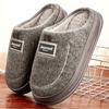 Fuzzy House Slippers Men Comfy Memory Foam Lightweight Fashion Couple Shoes Winter Warm Plush Casual Slippers