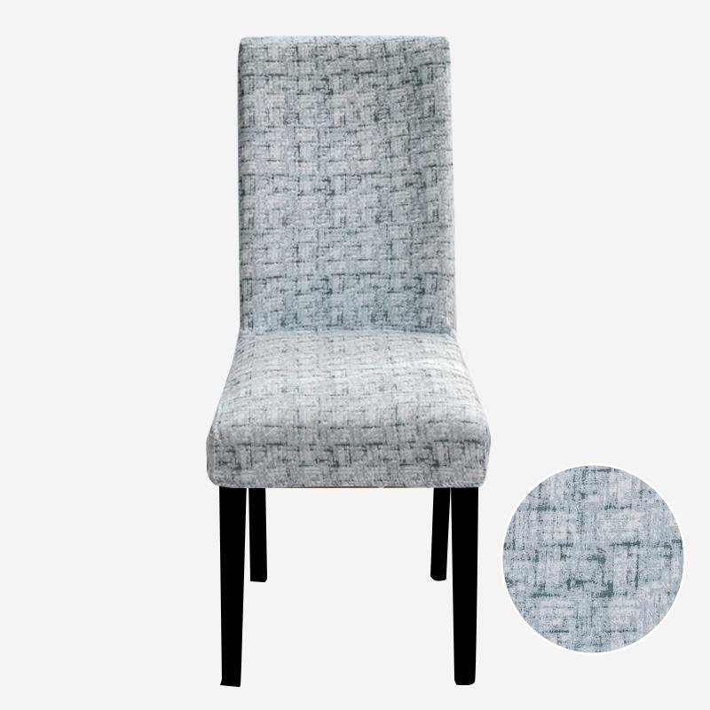 Чехлы на стулья с принтом, эластичные чехлы на кухонные сиденья, эластичные чехлы на стулья из спандекса для столовой, свадебного отеля, банкета, моющиеся, 1 шт.