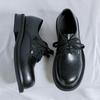 Модные брендовые повседневные кожаные туфли мужские на высокой подошве на платформе японские Харадзюку корейские уличные модные деловые свадебные кожаные туфли