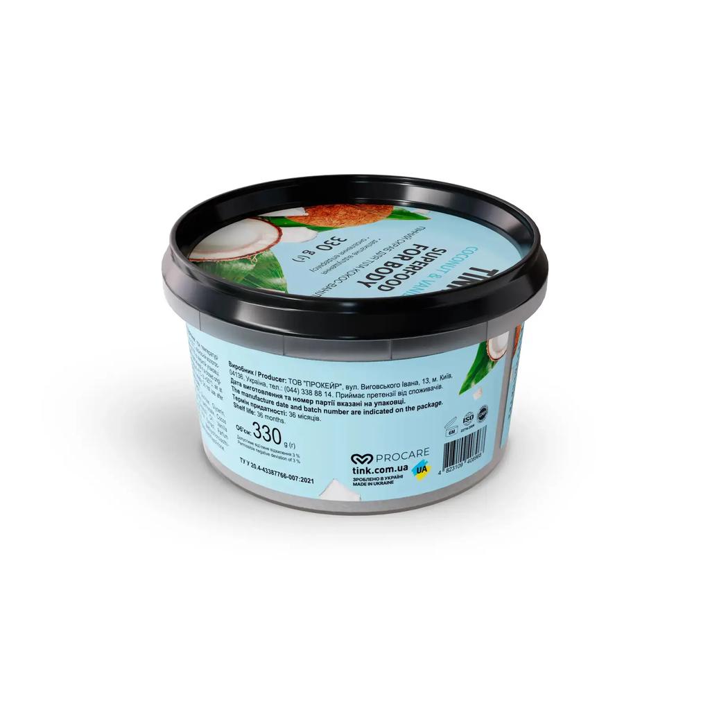 Foam Body Scrub Coconut Vanilla Tink 330 G