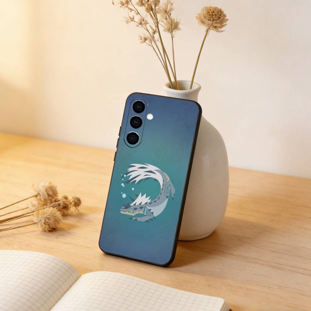 Чехол для телефона M-Monster-Hunter для Samsung Galaxy A73, A72, A71, A70, A53, A52, A51, Мягкий силиконовый черный чехол