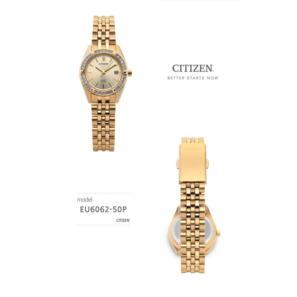 Citizen Eu6062 50p женские металлические часы