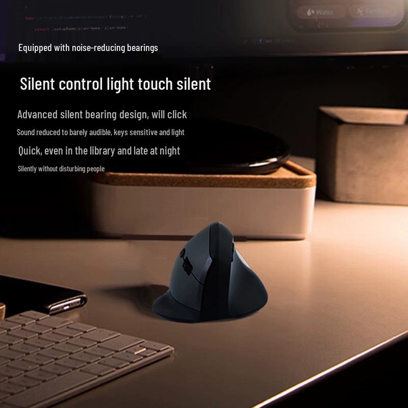 Эргономичная вертикальная проводная/беспроводная Bluetooth перезаряжаемая игровая мышь
