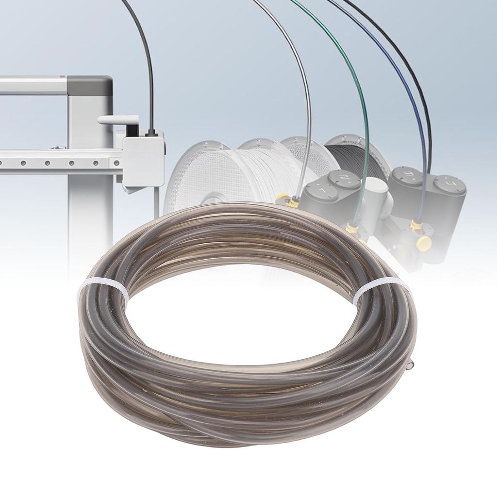 PTFE трубка, подходящая для A1 A1 P1P P1S 3D-принтера, длина 5 м, внутренний диаметр 2,5 мм, наружный диаметр 4 мм, экструдер, PTFE трубка