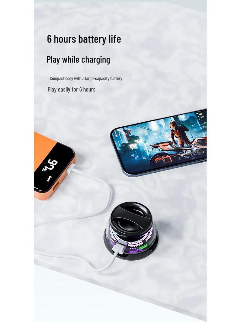 G200 Ультрамини Портативная Bluetooth-колонка - Магнитная, Уличная, Беспроводная, с Сабвуфером Super Bass.