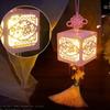 Gifts LED Mid-Autumn Festival Lantern Chinese Traditional Festival Hanging Lamps DIY Portable Home Decoration