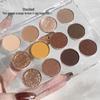 Доступная палетка теней для век из 12 цветов: Перламутровый, Матовый, Молочный чай, Землистые тона
