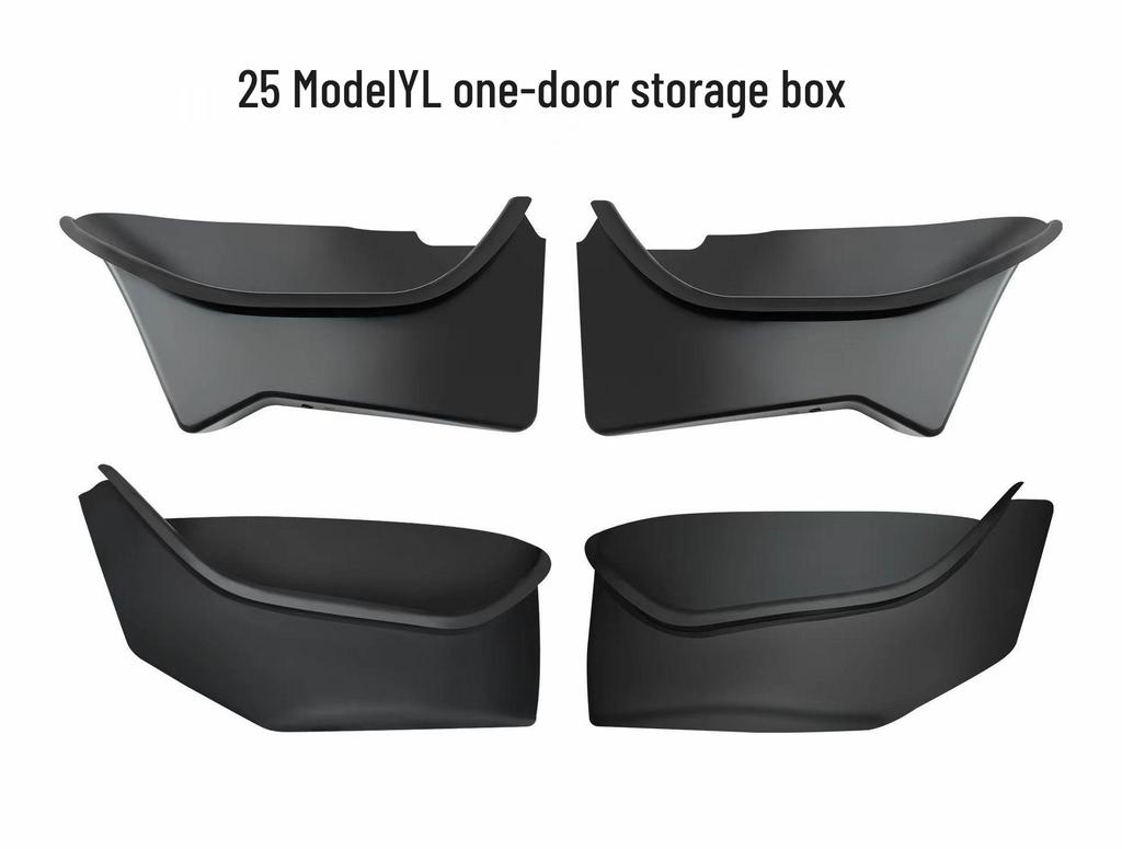 Подходит для Tesla Model Y/3 Facelift - Полностью закрывающийся коврик для отсека в двери.