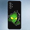 Смешной Чехол для Телефона Космический НЛО Инопланетная Штука Для Samsung S25,S24,S21,S22,S23,S30,Ultra,S20,Plus,Fe,Lite,Note,10,9,5G Черный Чехол
