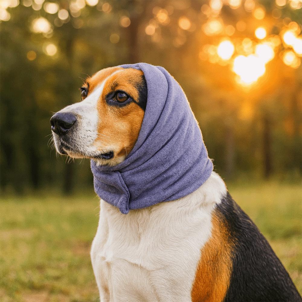 Снижение шума Успокаивающая шапка для собаки Сохранение тепла Защита от испуга Успокаивающий головной убор для собаки Мягкие эластичные чехлы на голову для собаки Защита слуха