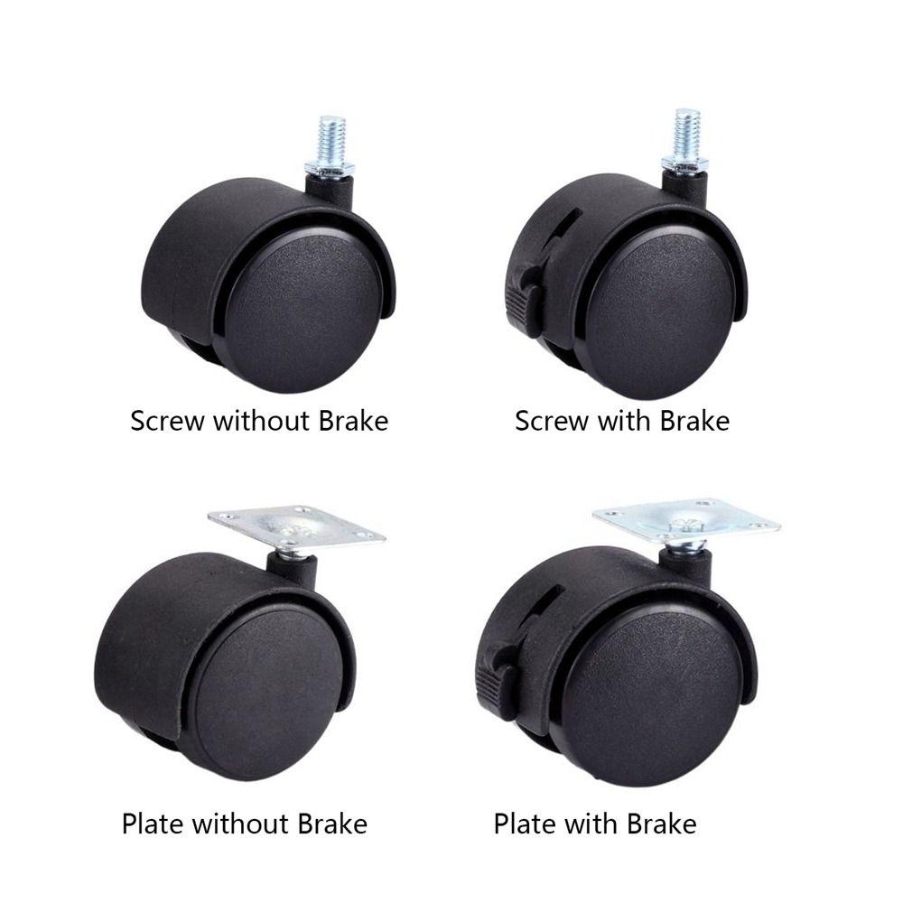 Replacement Plate For Industrial Furniture Roller Furniture Caster Office Chair Caster Chair Wheel