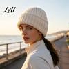 Windproof Ski Hood Women's Balaclava Winter Hat Knit Hoodie Scarf Combo Thick Warm Full Face Mask Fleece Mask Versatile Outdoor Cover for