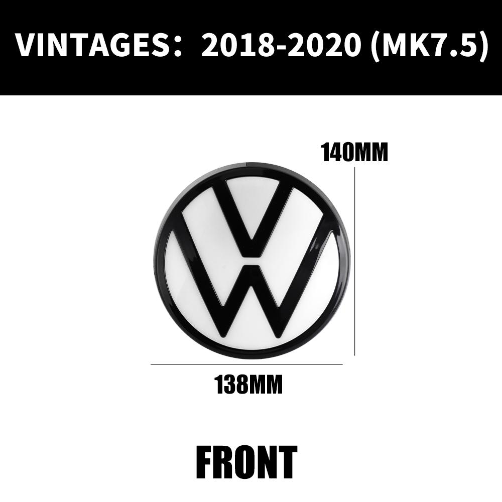 Car Front Grill Rear Trunk Emblem Lid Covers Accessories For Volkswagen VW Golf 7 MK7 2014-2017 GOLF7.5 MK7.5 2018-2020 zl2