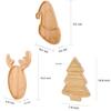 Christmas Tree Deer Tray Shaped Candy Snacks Salver Nuts Seeds Dry Fruits Plate Dessert Serving Dish Fruit Cheese Tray Tableware