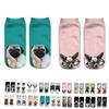 1 пара носков с 3D принтом, низкие носки для щенков и собак, стиль печати, мужская и женская рождественская одежда