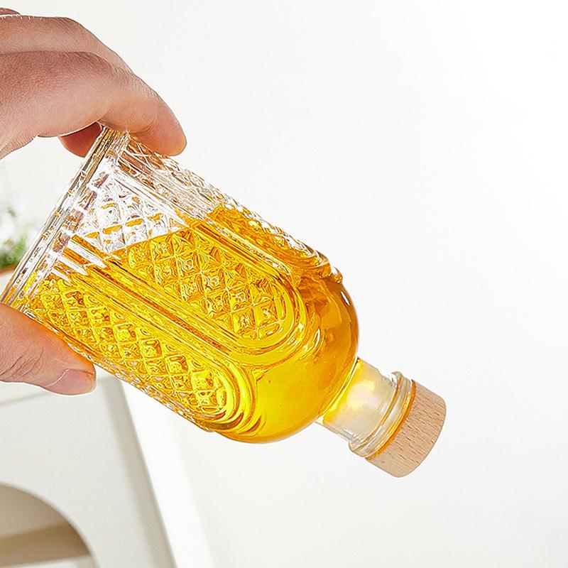 1 шт. прозрачные стеклянные бутылки для вина украшения мини стеклянные бутылки для алкоголя ликер