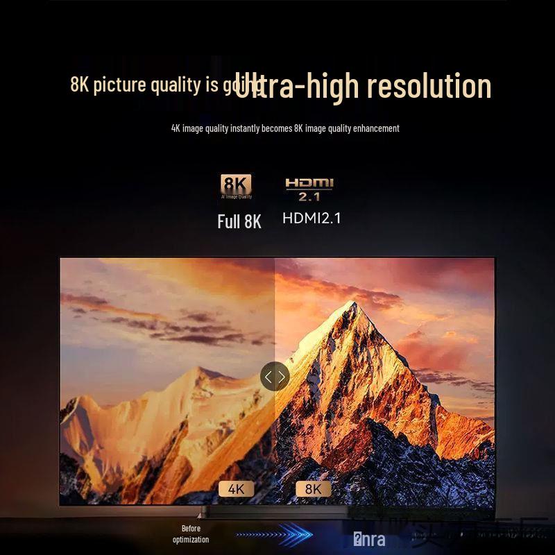 2025 8K Wireless Network Set-Top Box with Screen Mirroring and Clear Play TV Functions