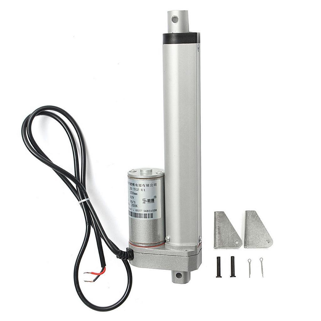 DC 12V 50/100/150/200/250мм 1500Н IP54 Линейный двигатель Ход Максимальный ход Линейный актуатор