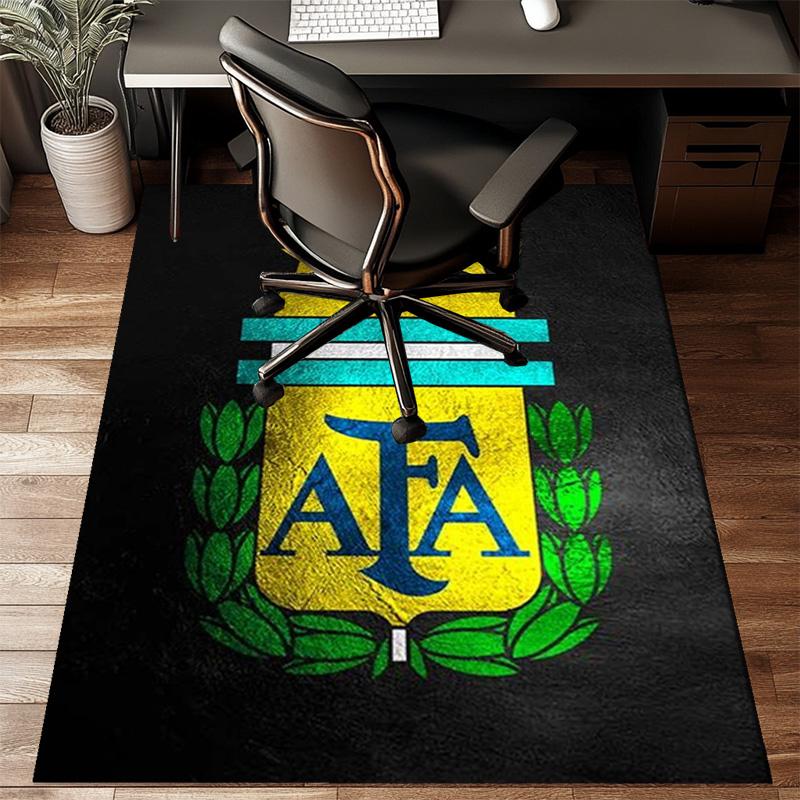 Argentina Football club Printed Office Carpet Chair Cushion  Entryway Rug, Rugs for Living Room, Bedroom Christmas gifts