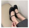 French Shallow Mouth Mary Jane Single Shoes Women's 2025 New Versatile Casual Small Fragrant Style Buckle Flat Bottom New Chinese Trendy Shoes