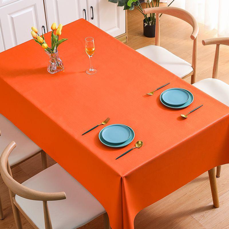Водонепроницаемая и маслостойкая скатерть из ПВХ, прямоугольная минималистичная скатерть с цветочным рисунком для чая