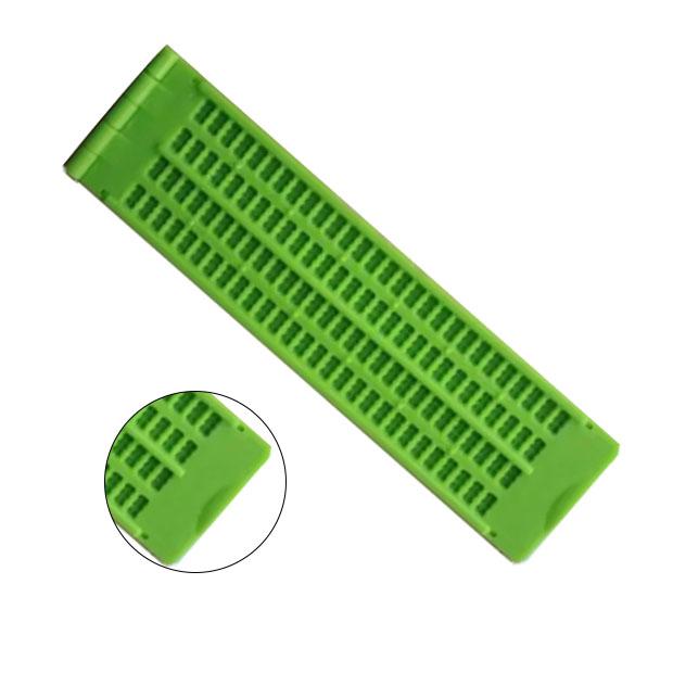 Грифельная доска Брайля 4 строки 28 ячеек прочная пластиковая портативная доска Брайля для слепых L