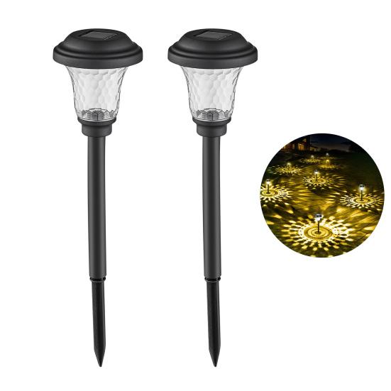 2/4/6 шт. Солнечные садовые водонепроницаемые автоматические фонари включения/выключения IP44 Энергоэффективные сверхъяркие светодиодные газонные лампы