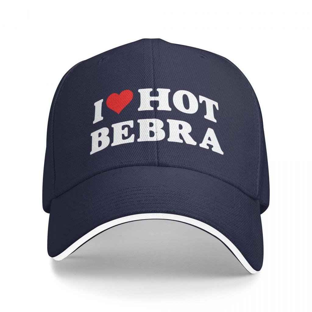 Кепка I Heart Hot Bebra I Love Hot Bebra, бейсболка, детская шапка, зимняя кепка унисекс, женская кепка