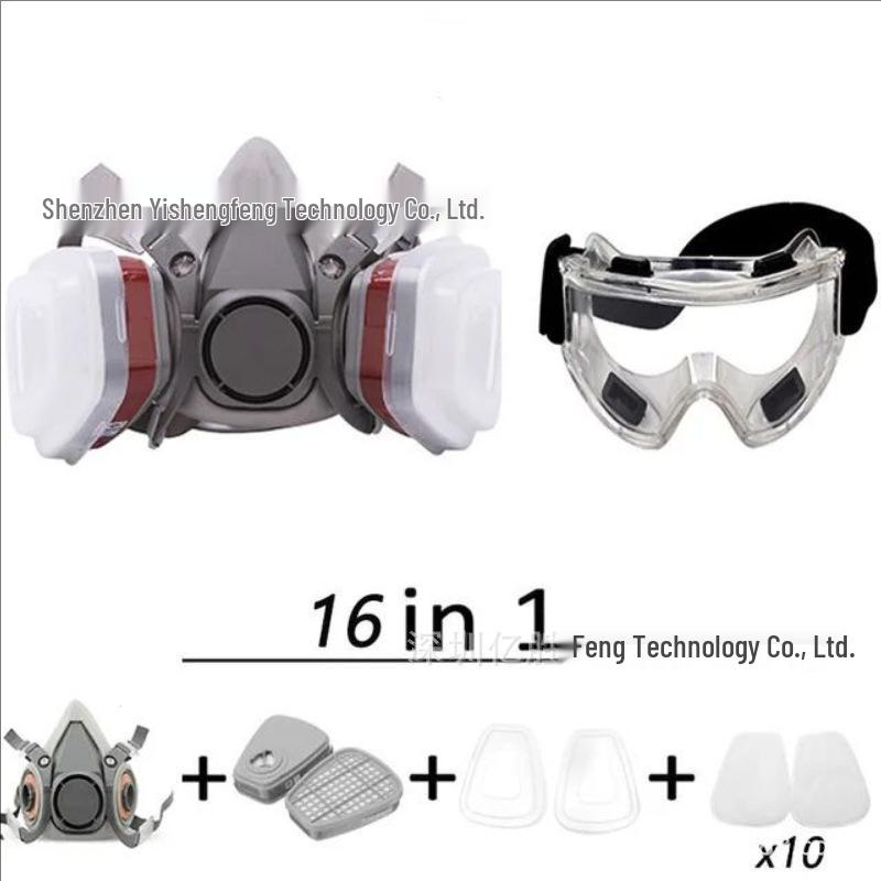 Многоцелевая маска 6200 для покраски, работы с пестицидами, декоративных работ, шлифовки, работы с химикатами, пожаротушения и защиты от пыли в горнодобывающей промышленности.