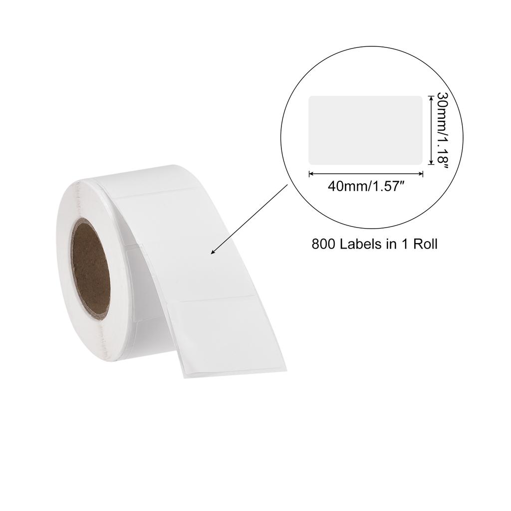 1 Roll Direct Thermal Label Shipping Stickers for Packaging Craft Projects White 250-10000 Labels Self Adhesive Thermal Labels