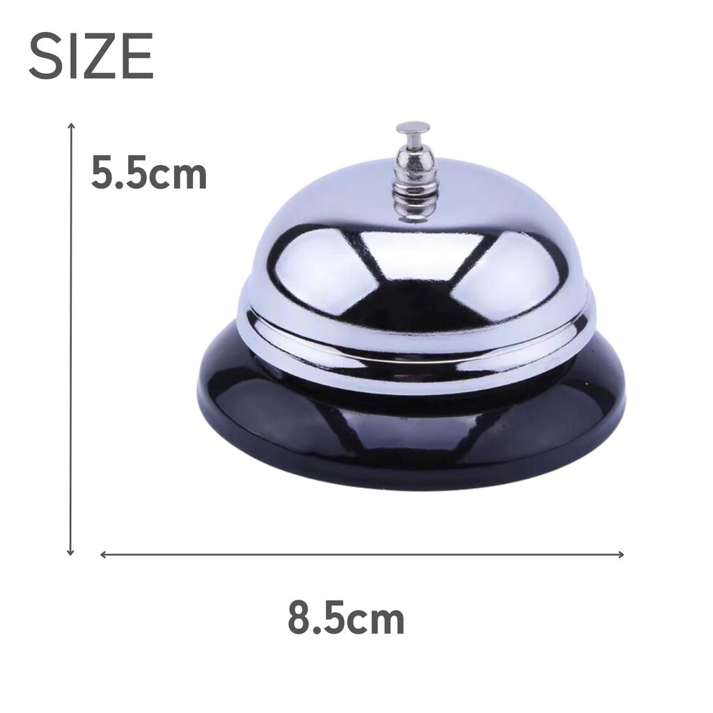 Звонок DIZLAS Дверной звонок Настольный звонок Звонок стойки регистрации Звонок стойки регистрации (Серебряный)