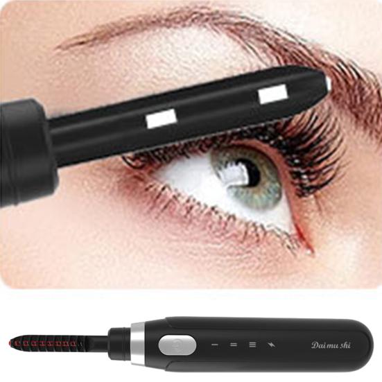 Портативные электрические щипцы для завивки ресниц с 3 настройками температуры Перезаряжаемые щипцы для завивки ресниц с подогревом, срок службы 24 часа, естественный инструмент для подтяжки ресниц