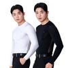 TS SPORTS Мужская одежда для гольфа Сетчатый базовый слой с круглым вырезом