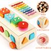 Монтессори развивающие игрушки Игрушки 1 2 3 4 5 лет Мальчики Девочки Подарок на день рождения Рейтинг Деревянные формы Сопоставление Музыкальный Глокеншпиль Струна через форму