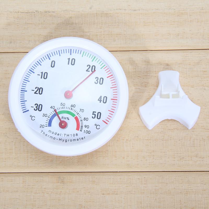Mini Bell Shaped Analog Hygrometer Thermometer Hygrometer Accurate Positioning Scale Thermometer -30-50 Celsius Degree for Yards