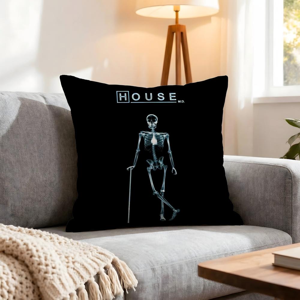 Show Dr House Cushion Cover Pcs Decorative Covers Soft Cushion Case for Sofa Couch Decor x x Pillowcases