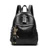Leather Women's Backpack Fashion Cowhide Backpack Fashion Women's Backpack Multi-layer Anti-theft Women's Bag