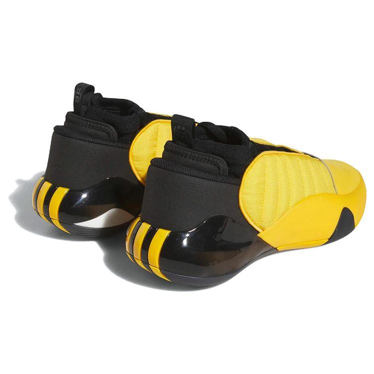 Adidas Харден Вол. 7 Crew желтые кроссовки унисекс Core-Black HQ3426