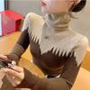 High Neck Pullover for Women's Autumn and Winter Base New Stylish Slim Fit Knit Sweater Top Women's Inner Outfit