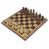 Staunton Inspired Luxury Brass Metal Chess Pieces  Board Set 30.48 Cm Copper Gold
