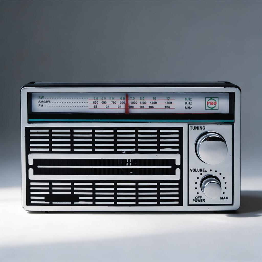 Высококачественный AM/FM радиоприемник для взрослых, предлагающий ностальгическую эстетику, простое управление и несколько источников питания