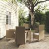 Day and Night - Day and Night 5-piece Garden Dining Set and Beige Synthetic Rattan Cushions