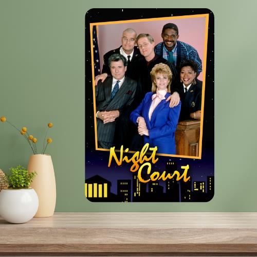 Night Court Classic TV Show Metal Poster Sign