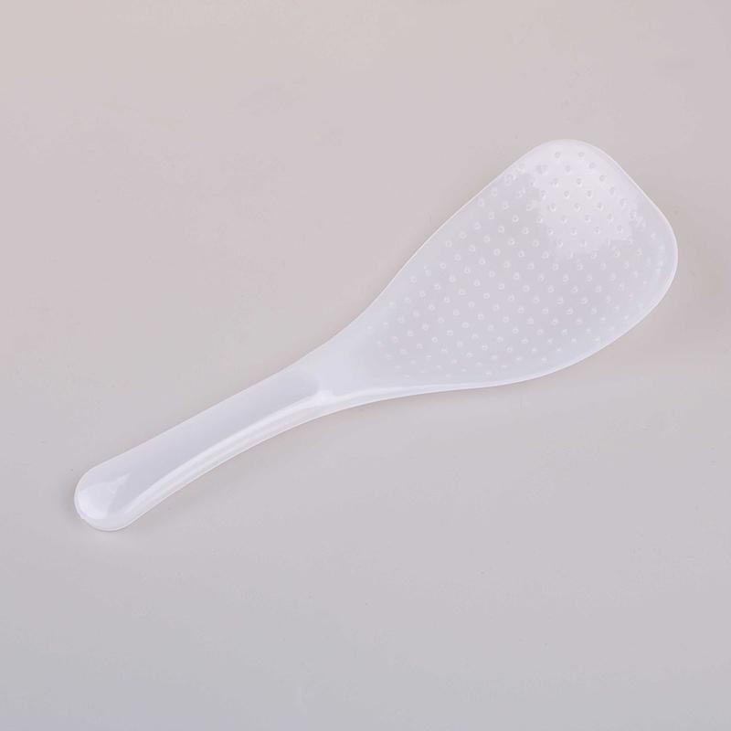 2 шт. кухонные антипригарные ложки для риса, ручные ложки для роллов, прозрачные пластиковые ложки для еды